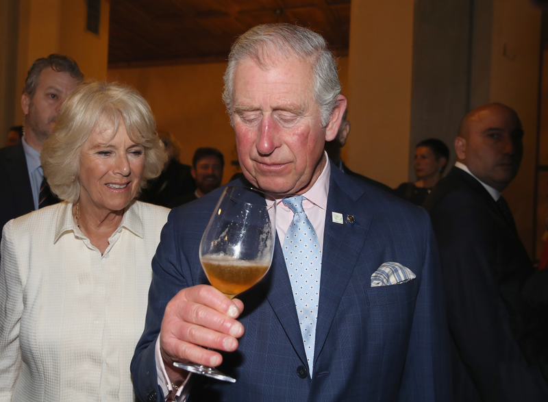 Prince Charles, Prince of Wales and Camilla, Duchess of Cornwall visit Sant’Ambrogio Market to celebrate the Slow Food movement and meet local food producers of the Abruzzo region and areas affected by the earthquakes of 2016, on April 3 in Florence.